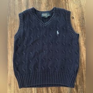 Polo by Ralph Lauren boys Navy Sweater Vest